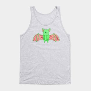 Watermelon Fruit Bat Tank Top